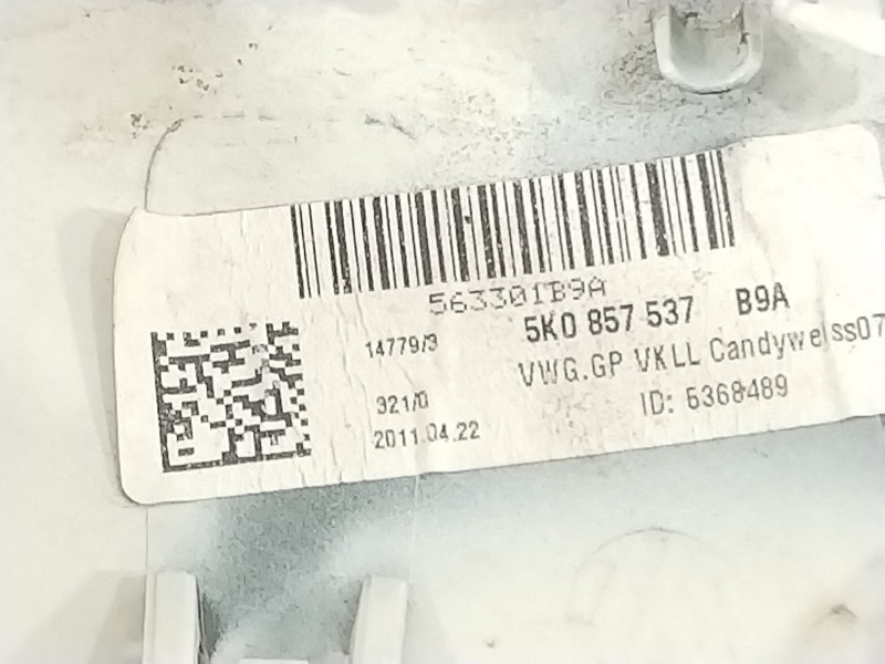 Recambio de carcasa retrovisor izquierdo para volkswagen golf vi (5k1) 1.6 tdi referencia OEM IAM 5k0857537  