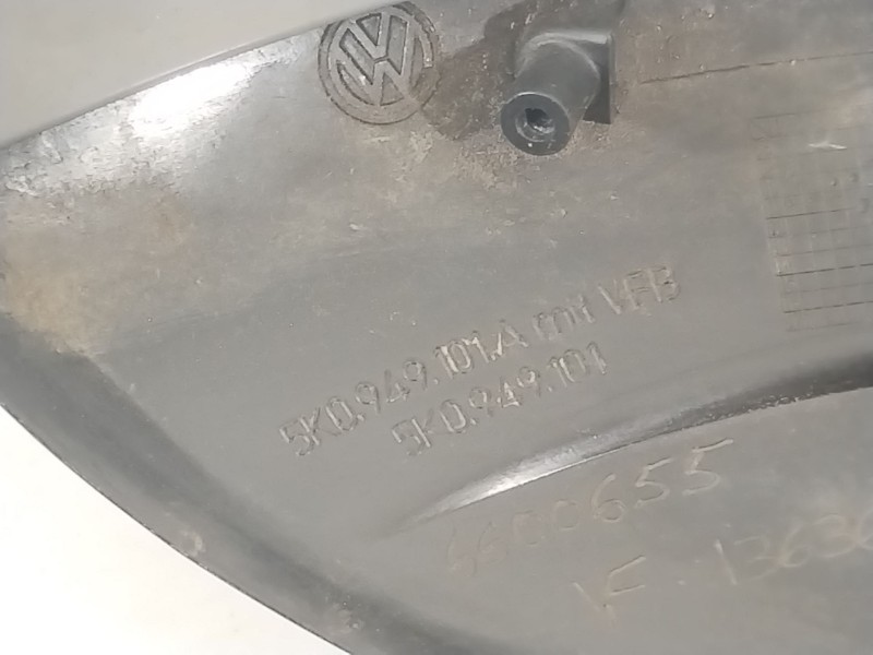 Recambio de carcasa retrovisor izquierdo para volkswagen golf vi (5k1) 1.6 tdi referencia OEM IAM 5K0949101A  