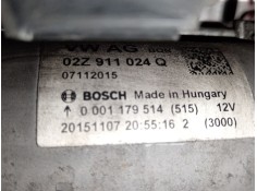 Recambio de motor arranque para skoda yeti (5l) 1.2 tsi referencia OEM IAM 02Z911024Q  0001179514 2