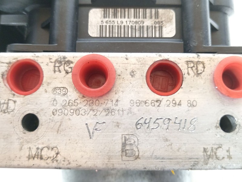 Recambio de abs para peugeot 308 i (4a_, 4c_) 1.6 hdi referencia OEM IAM 9666229180 0265230714 9666229480