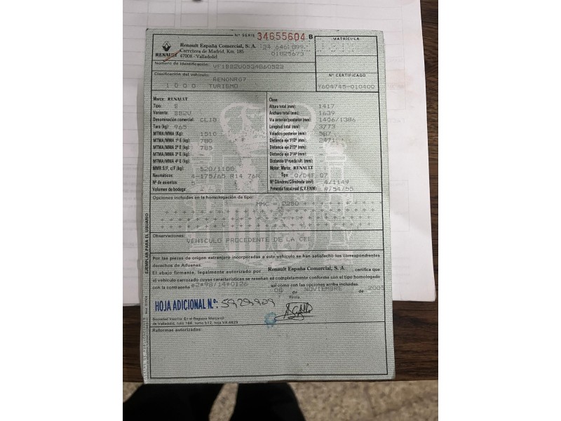 renault clio ii (bb_, cb_) del año 2005