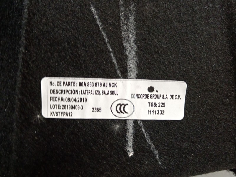 Recambio de molduras traseras para audi q5 (fyb, fyg) 35 tdi quattro referencia OEM IAM 8OA863880  