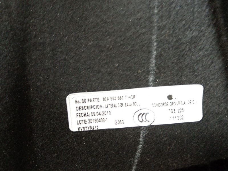 Recambio de molduras traseras para audi q5 (fyb, fyg) 35 tdi quattro referencia OEM IAM 8OA863880  