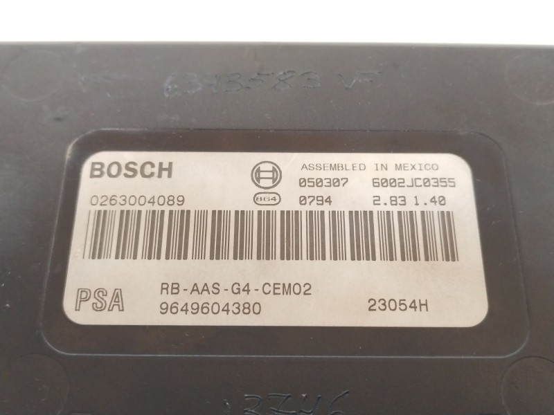 Recambio de modulo electronico para peugeot 607 (9d, 9u) 2.7 hdi 24v referencia OEM IAM 9649604380  