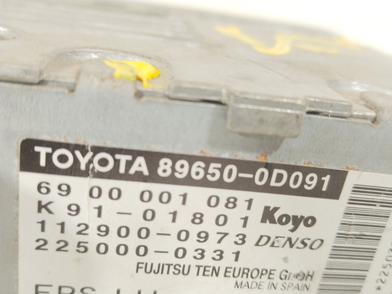 Recambio de centralita direccion para toyota yaris (ksp9/scp9/nlp9) básico referencia OEM IAM 896500D091  