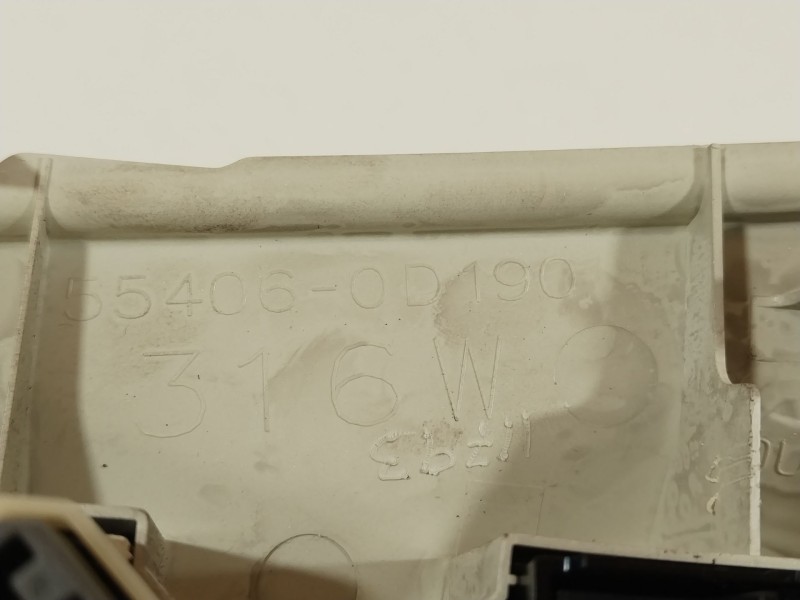 Recambio de mando calefaccion / aire acondicionado para toyota yaris (ksp9/scp9/nlp9) básico referencia OEM IAM 554060D190 55900