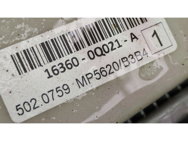 Recambio de electroventilador para toyota aygo x-cite referencia OEM IAM 163600Q021  