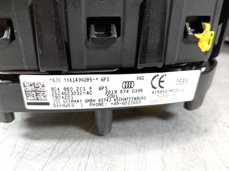 Recambio de kit airbag para audi q5 (fyb, fyg) 35 tdi quattro referencia OEM IAM 80B857001 80A959655N 80A880201F