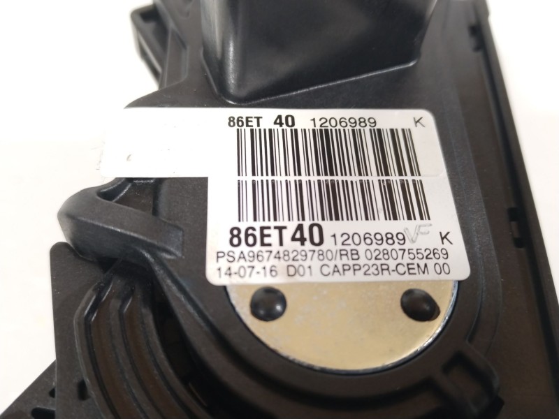 Recambio de potenciometro pedal para citroën c4 picasso ii 1.6 bluehdi 120 referencia OEM IAM 9674829780  