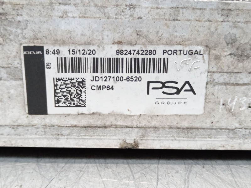 Recambio de intercooler para opel corsa f (p2jo) 1.5 (68) referencia OEM IAM 9824742280  