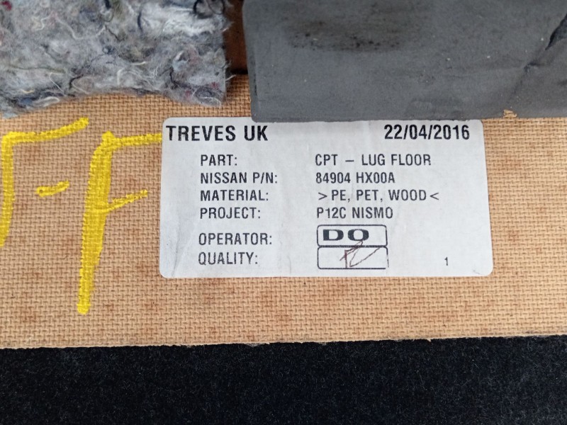 Recambio de bandeja trasera para nissan juke (f15) 1.6 dig-t nismo rs referencia OEM IAM 84904HX00A  