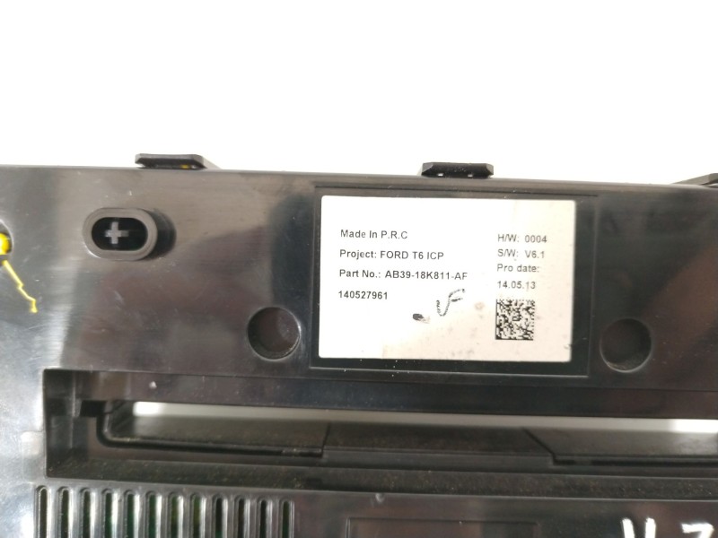 Recambio de sistema audio / radio cd para ford ranger (tke) doppelkabine 4x4 xl referencia OEM IAM AB3918K811AF  