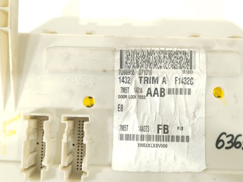 Recambio de caja reles / fusibles para ford c-max (cb3) ghia referencia OEM IAM 7M5T14A073FB  7M5T14014AAB