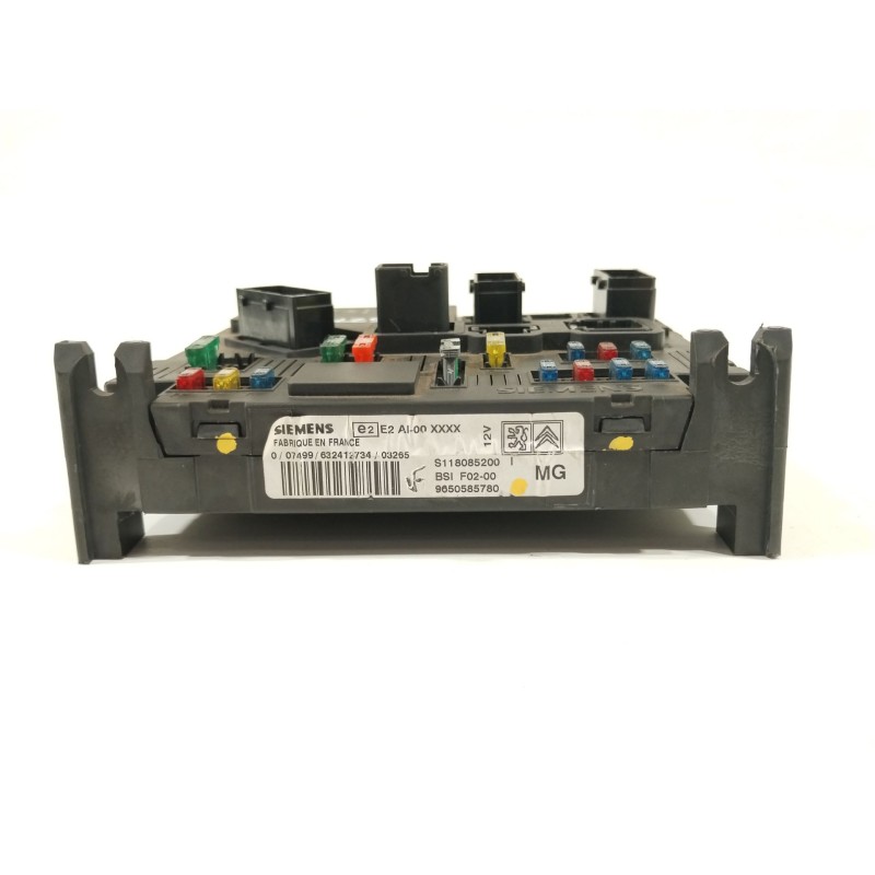 Recambio de caja reles / fusibles para citroën c2 (jm_) 1.4 hdi referencia OEM IAM 9650585780 S118085200I BSIF0200
