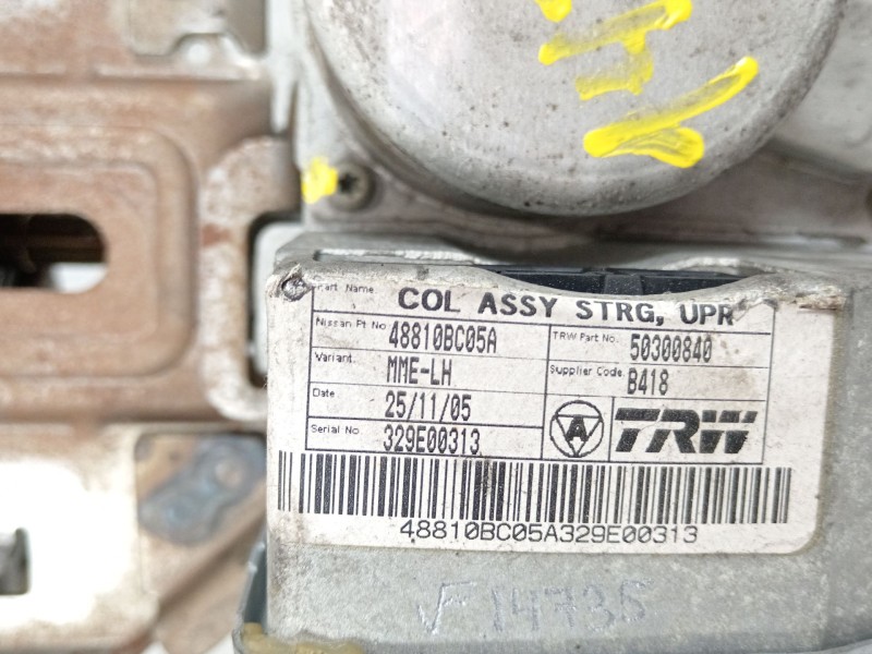 Recambio de columna direccion para nissan micra iii (k12) 1.4 16v referencia OEM IAM 48810BC05A 48805BC35C 50300840