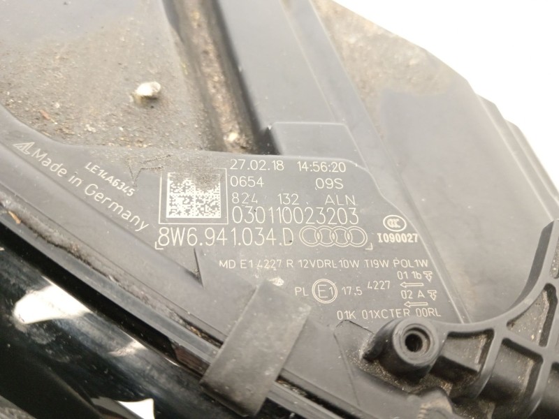 Recambio de faro derecho para audi a5 sportback (f5a) advanced quattro referencia OEM IAM 8W6941034D  