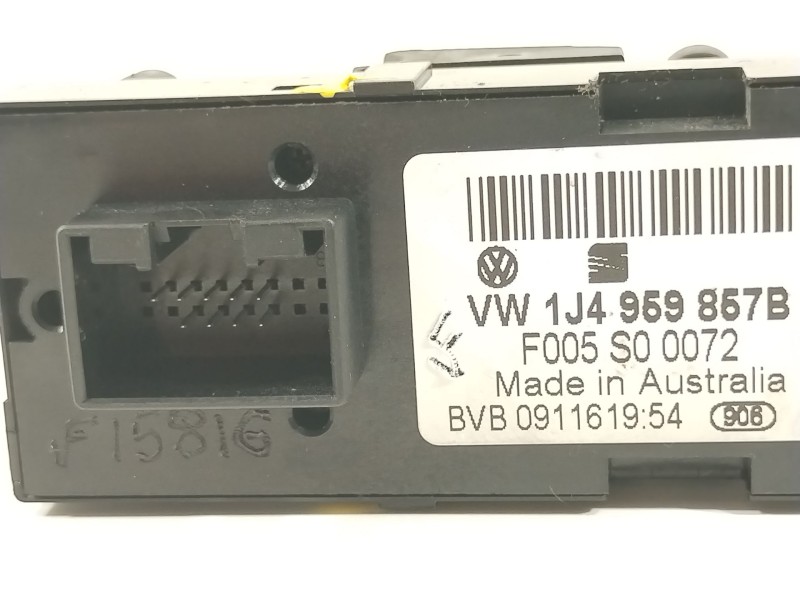 Recambio de mando elevalunas delantero izquierdo para seat leon (1m1) 1.9 tdi referencia OEM IAM 1J4959857B  
