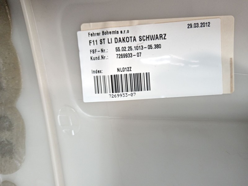 Recambio de asientos traseros para bmw 5 touring (f11) 525 d xdrive referencia OEM IAM 52208034538  