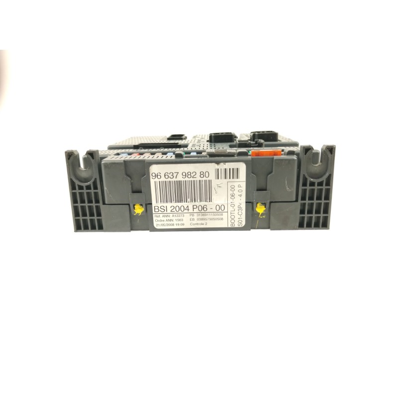 Recambio de caja reles / fusibles para peugeot 207/207+ (wa_, wc_) 1.4 hdi referencia OEM IAM 9663798280  BSI2004P06