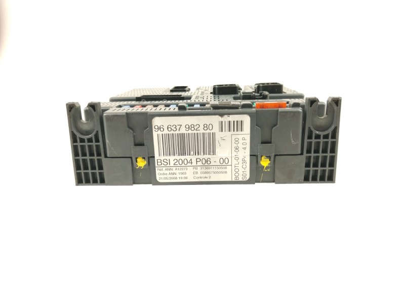 Recambio de caja reles / fusibles para peugeot 207/207+ (wa_, wc_) 1.4 hdi referencia OEM IAM 9663798280  BSI2004P06