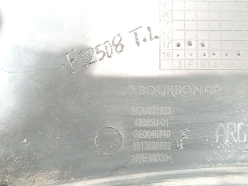 Recambio de aletin trasero izquierdo para citroën c3 live referencia OEM IAM 9812088880  