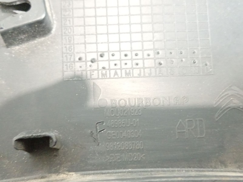 Recambio de aletin trasero derecho para citroën c3 feel referencia OEM IAM 9812088780  