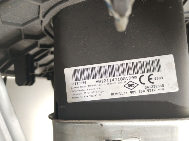 Recambio de kit airbag para dacia sandero ambiance referencia OEM IAM 985102122R 985109782R 985250931R