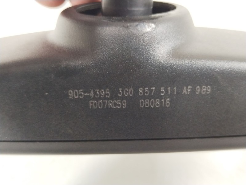 Recambio de espejo interior para volkswagen caddy furgón/kombi furgón bluemotion referencia OEM IAM 3G0857511AF  