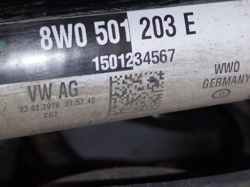 Recambio de transmision trasera derecha para audi a5 sportback (f5a) advanced quattro referencia OEM IAM 8W0501203E  