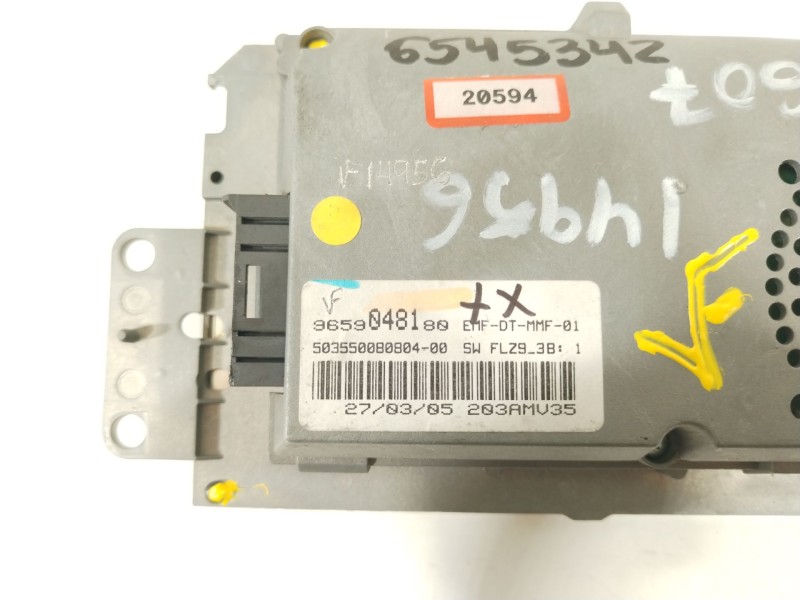 Recambio de pantalla multifuncion para peugeot 607 (9d, 9u) 2.7 hdi 24v referencia OEM IAM 9659048180  