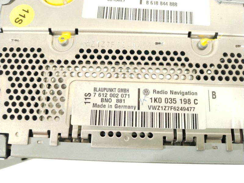 Recambio de sistema navegacion gps para volkswagen passat berlina (3c2) advance referencia OEM IAM 1K0035198C  
