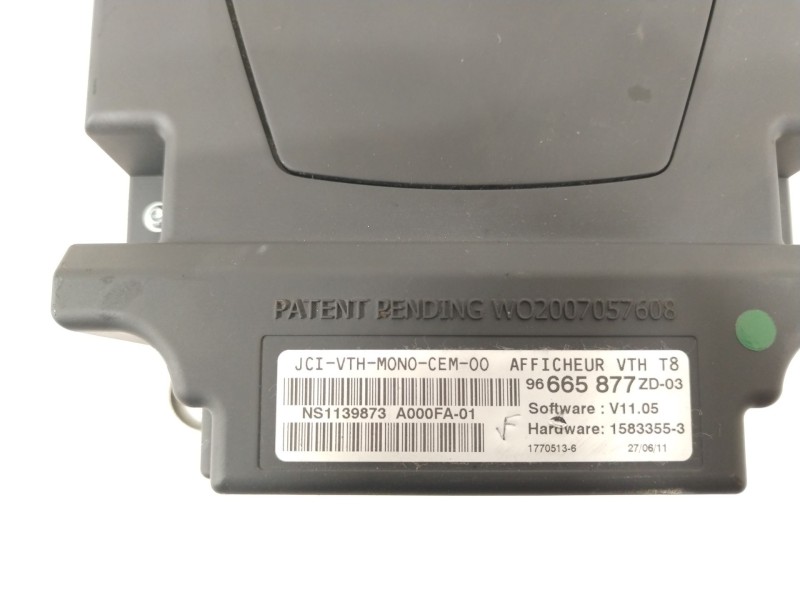 Recambio de cuadro instrumentos para peugeot 5008 premium referencia OEM IAM 96665877ZD  