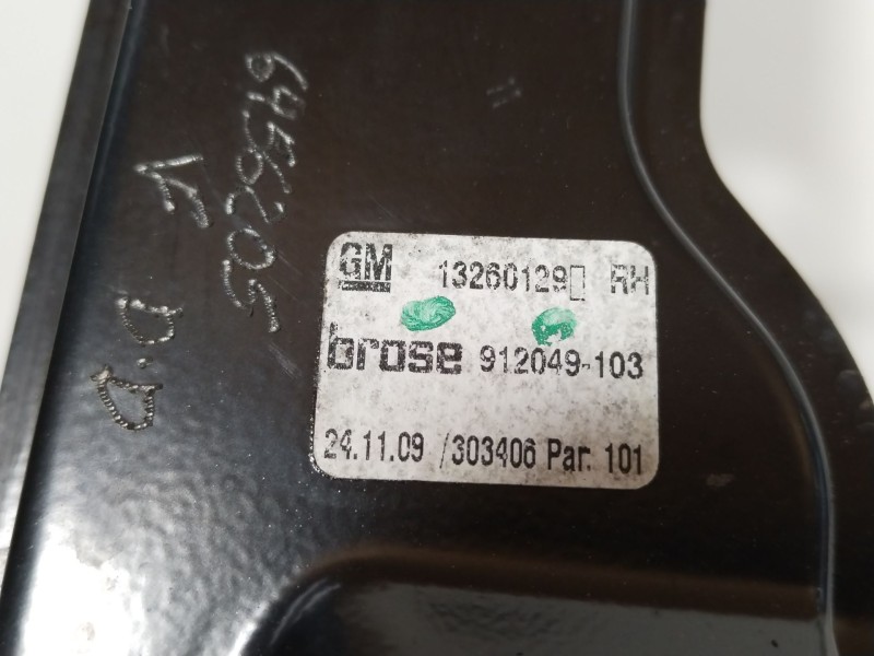 Recambio de elevalunas delantero derecho para opel astra j (p10) 1.7 cdti (68) referencia OEM IAM 13260129  