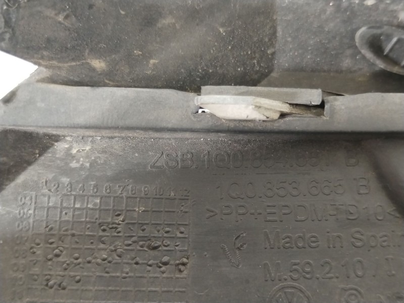 Recambio de rejilla paragolpes izquierda para volkswagen eos (1f7, 1f8) 1.4 tsi referencia OEM IAM 1Q0853665B  