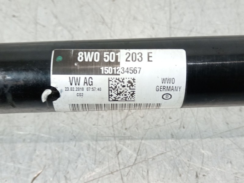 Recambio de transmision trasera derecha para audi a5 sportback (f5a) advanced quattro referencia OEM IAM 8W0501203E  