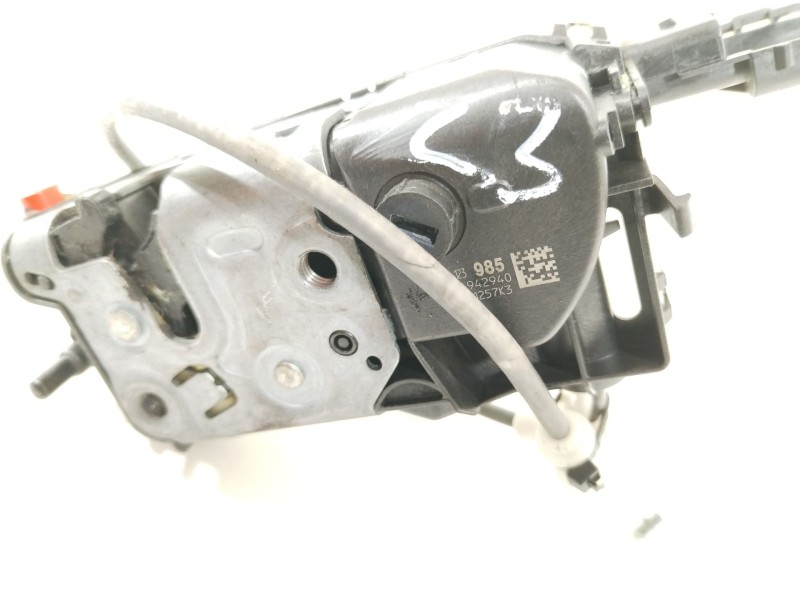 Recambio de cerradura puerta trasera izquierda para citroën c3 feel referencia OEM IAM 9812398580  123985