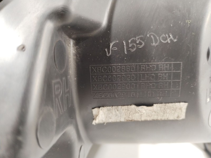 Recambio de faro derecho para mg serie 25 (rf) classic (5-ptas.) referencia OEM IAM XBC002880 XBC002900 