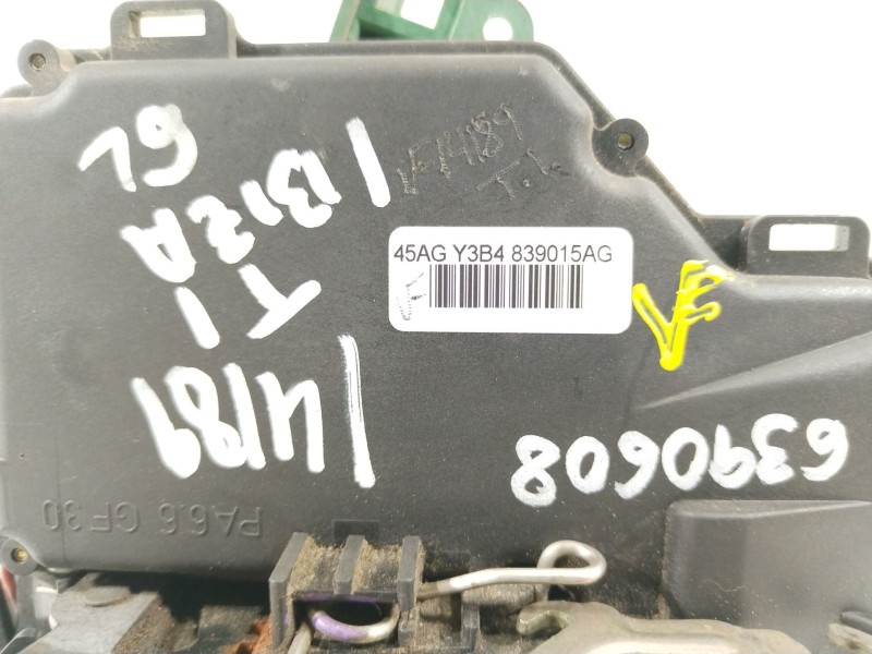 Recambio de cerradura puerta trasera izquierda para seat ibiza iii (6l1) 1.4 16v referencia OEM IAM 3B4839015AG  