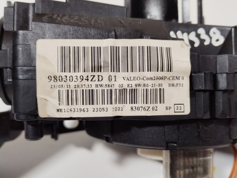 Recambio de mando luces para peugeot 208 i (ca_, cc_) 1.4 hdi referencia OEM IAM 98030394ZD  