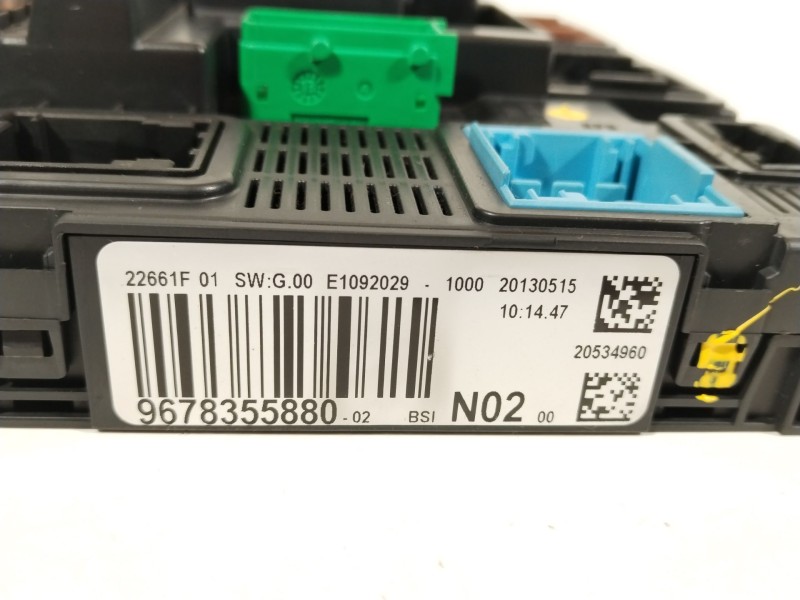 Recambio de caja reles / fusibles para peugeot 208 i (ca_, cc_) 1.4 hdi referencia OEM IAM 9678355880  