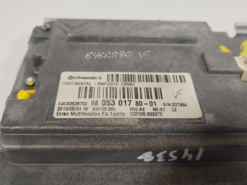 Recambio de pantalla multifuncion para peugeot 208 i (ca_, cc_) 1.4 hdi referencia OEM IAM 9805301780  