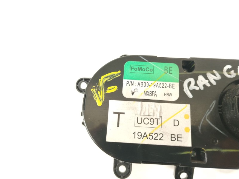 Recambio de mando calefaccion / aire acondicionado para ford ranger (tke) doppelkabine 4x4 xl referencia OEM IAM AB3919A522BE  