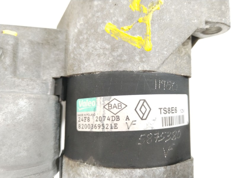 Recambio de motor arranque para renault clio iii 1.2 16v referencia OEM IAM 8200369521E  