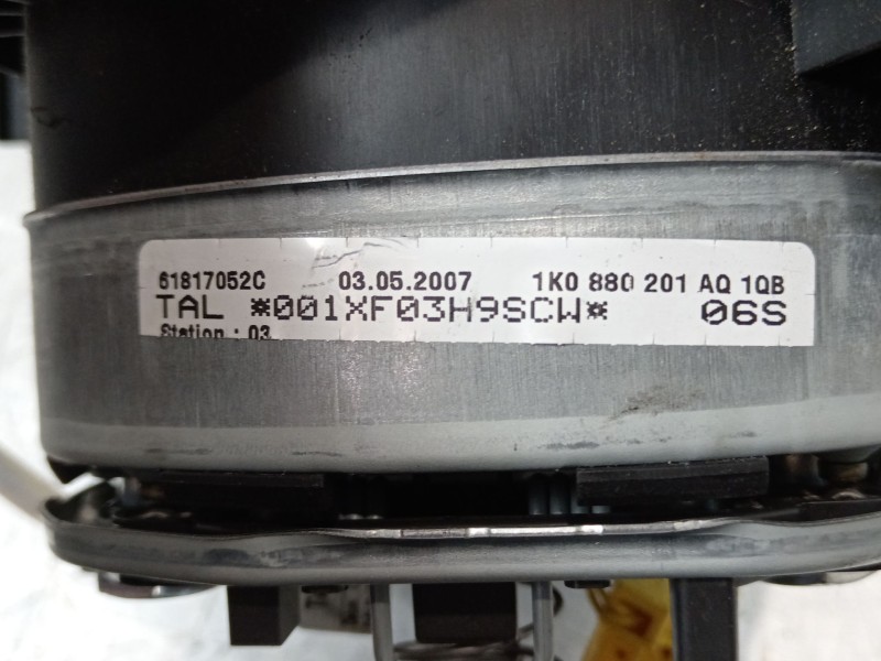 Recambio de kit airbag para volkswagen touran (1t1, 1t2) 2.0 tdi 16v referencia OEM IAM 1T1857067 1K0880201 1T0909605D