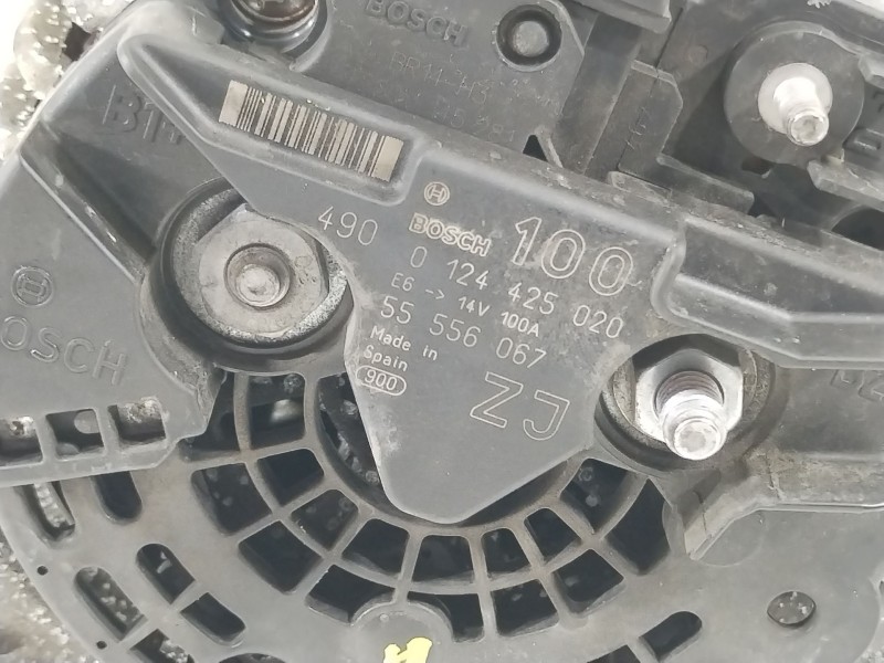 Recambio de alternador para opel astra h station wagon (a04) 1.6 (l35) referencia OEM IAM 55556067  0124425020