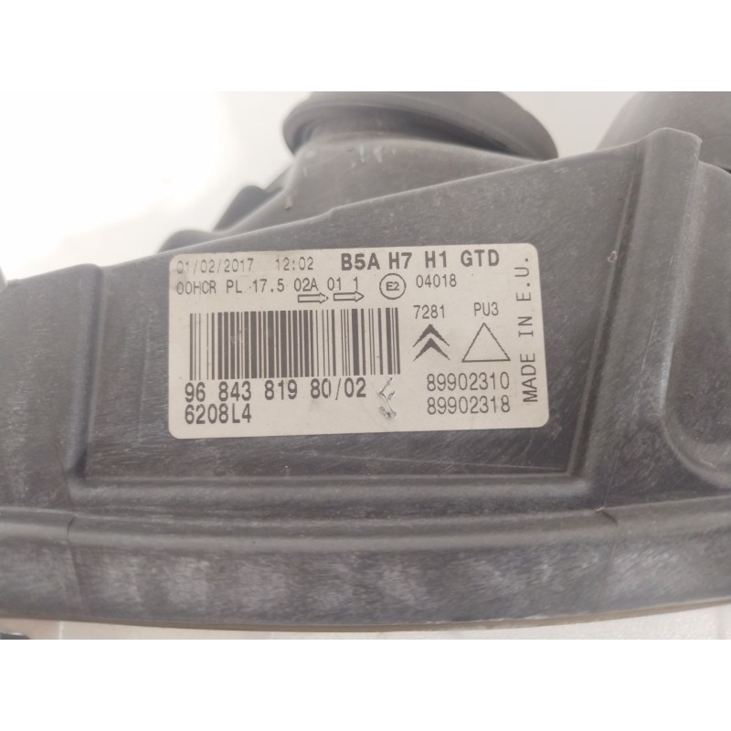 Recambio de faro izquierdo para citroën c4 i (lc_) 1.6 hdi referencia OEM IAM 9684381980 6208L4 89902310