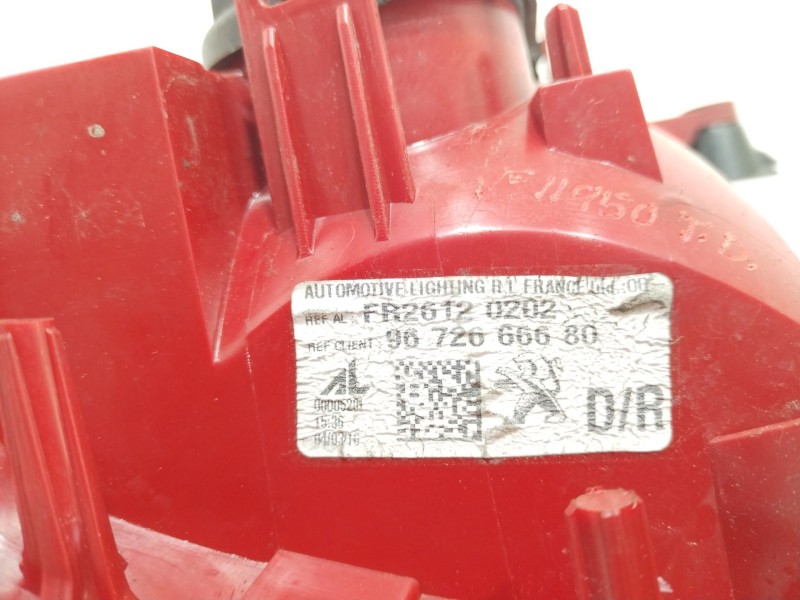 Recambio de piloto trasero derecho para peugeot 5008 premium referencia OEM IAM 9672666680 26120202 