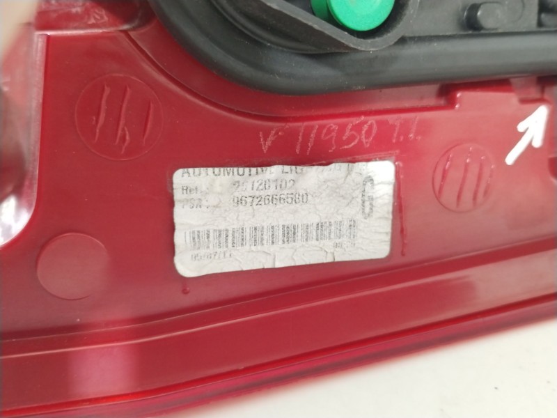 Recambio de piloto trasero izquierdo para peugeot 5008 premium referencia OEM IAM 9672666580 29120102 