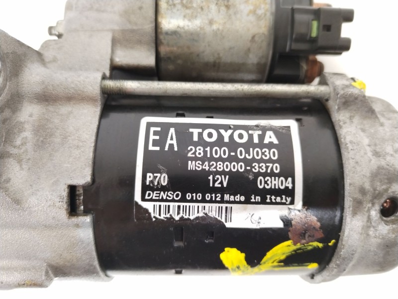 Recambio de motor arranque para toyota yaris (ksp9/scp9/nlp9) básico referencia OEM IAM 281000J030  