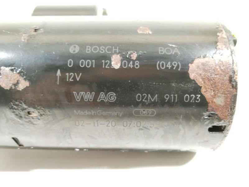 Recambio de motor arranque para volkswagen golf iv (1j1) 1.9 tdi referencia OEM IAM 02M911023F  